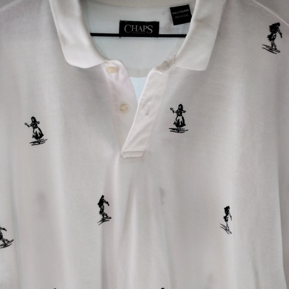 Men's Chaps Hula Girl Shirt - Picture 4 of 5